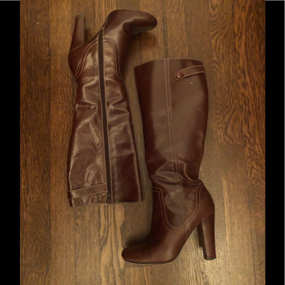 Brown Leather Boots